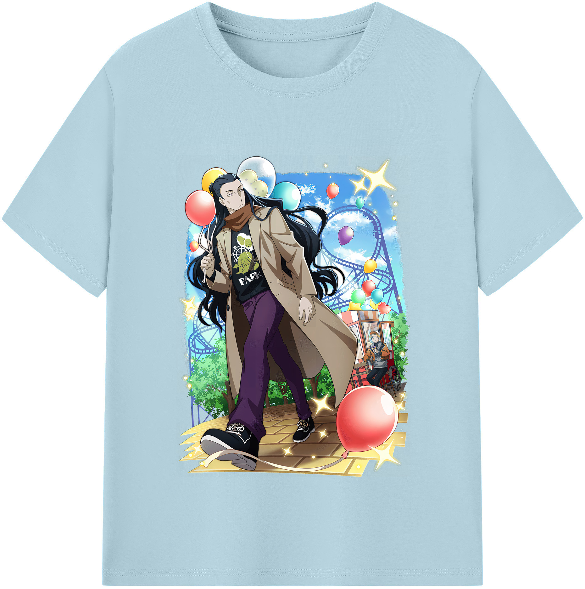 （画像用） 文豪ストレイドッグス Bungo Stray Dogs 綿100％半袖Tシャツ（フロントプリント）